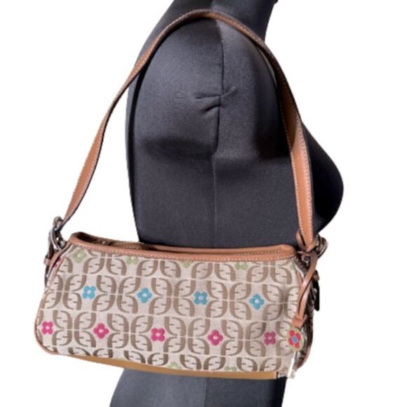 Fossil handbag Canvas Colorful Flower - Picture 1 of 8